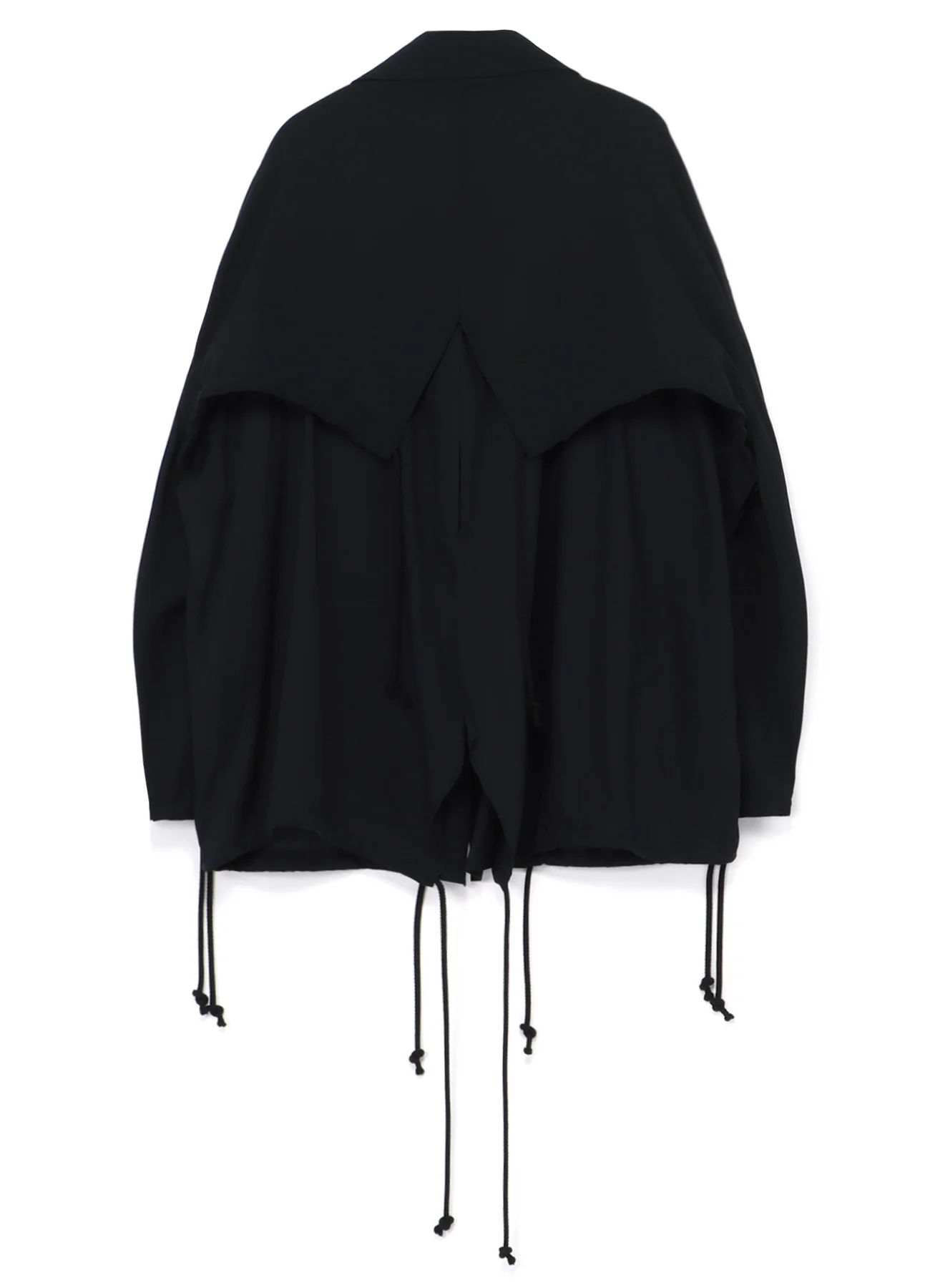 WOOL GABARDINE LAYERED MOD'S COAT - Image 11