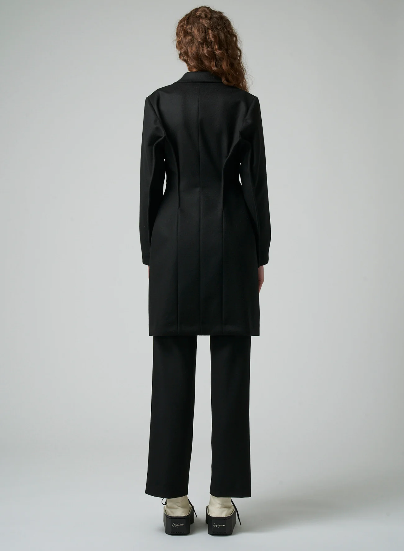 W/CA BEAVER PEAKED LAPEL SINGLE B JACKET - Image 5