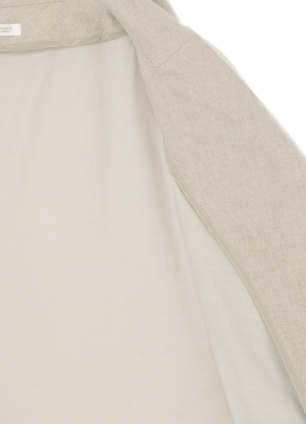 NATURAL WASHED LINEN COMBINATION SINGLE JACKET - Image 12