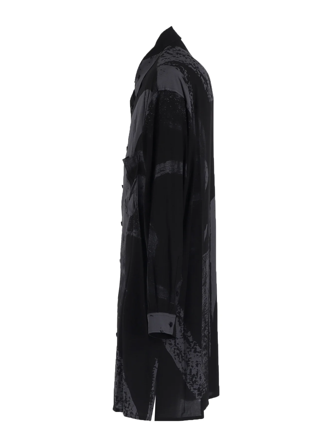 RAYON PRINT  NUMBER PATTERN LONG SHIRT - Image 14